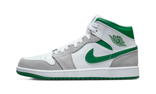 Air Jordan 1 Mid Grey Green True to Sole