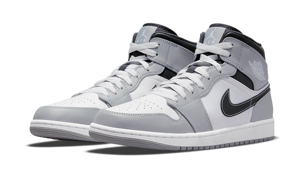 Air Jordan 1 Mid Light Smoke Grey Anthracite