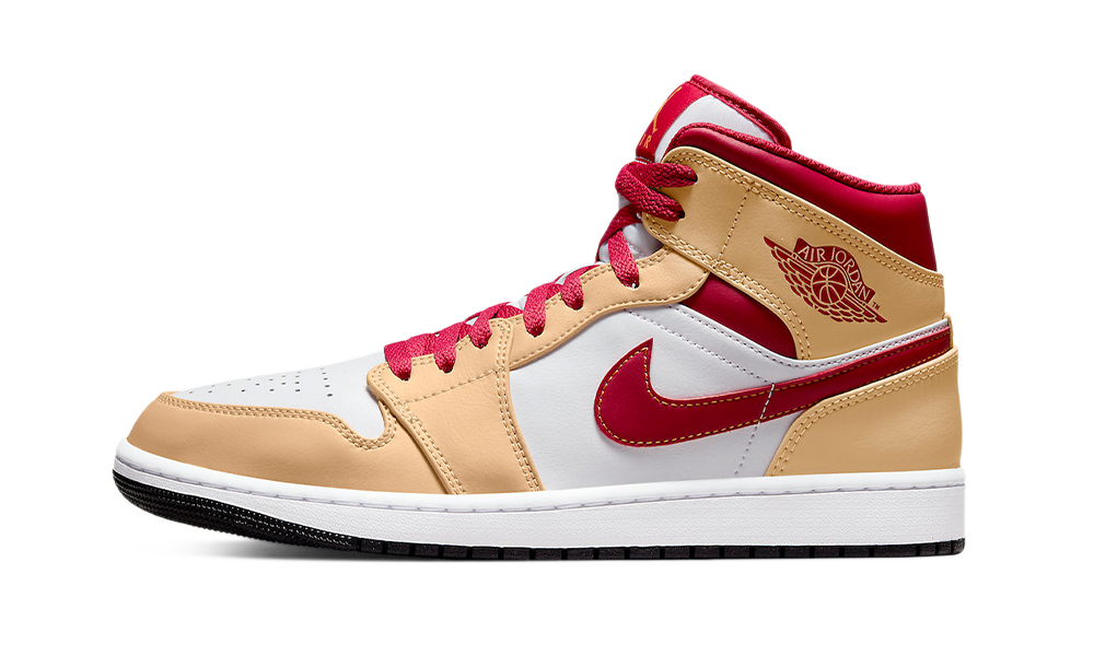 Jordan 1 deals cream and red