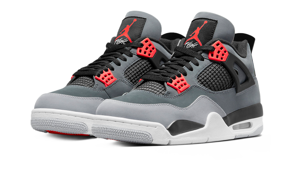Air Jordan 4 グレー/レッド 9 (US) Air Jordan 4 Infrared (2022) (DH6927-061) - True to Sole