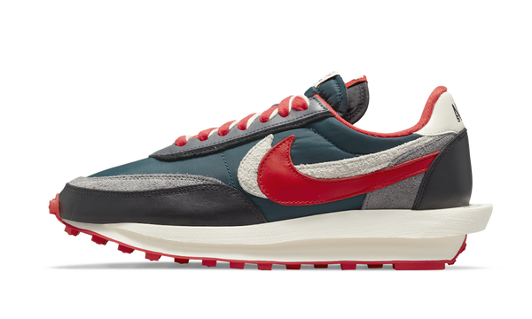 NIKE × SACAI × Undercover LD Waffle 29cm Nike LD Waffle Sacai X Undercover Midnight Spruce University Red