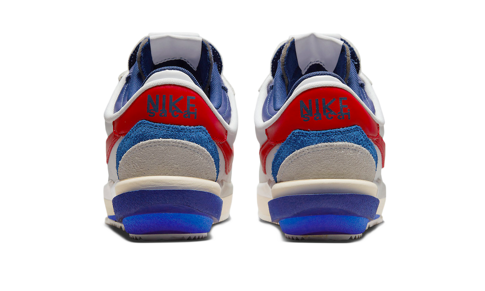 Nike Cortez Sacai White University Red Blue (DQ0581-100
