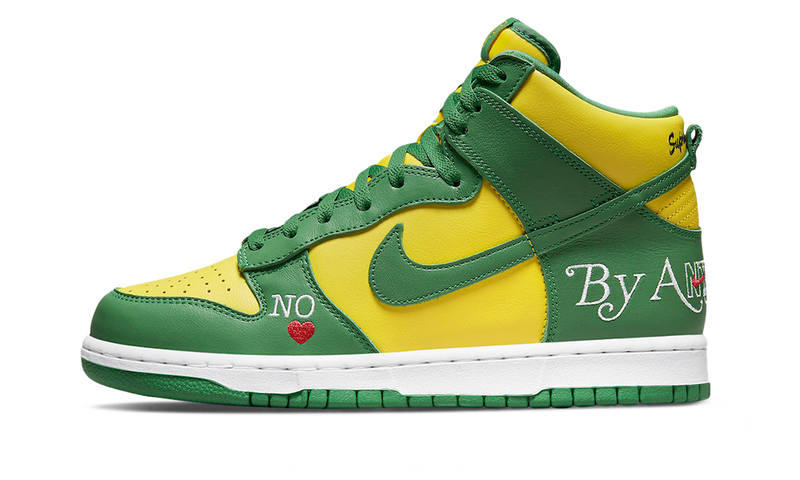 Nike SB Dunk High Supreme By Any Means Brazil (DN3741-700) - True to Sole