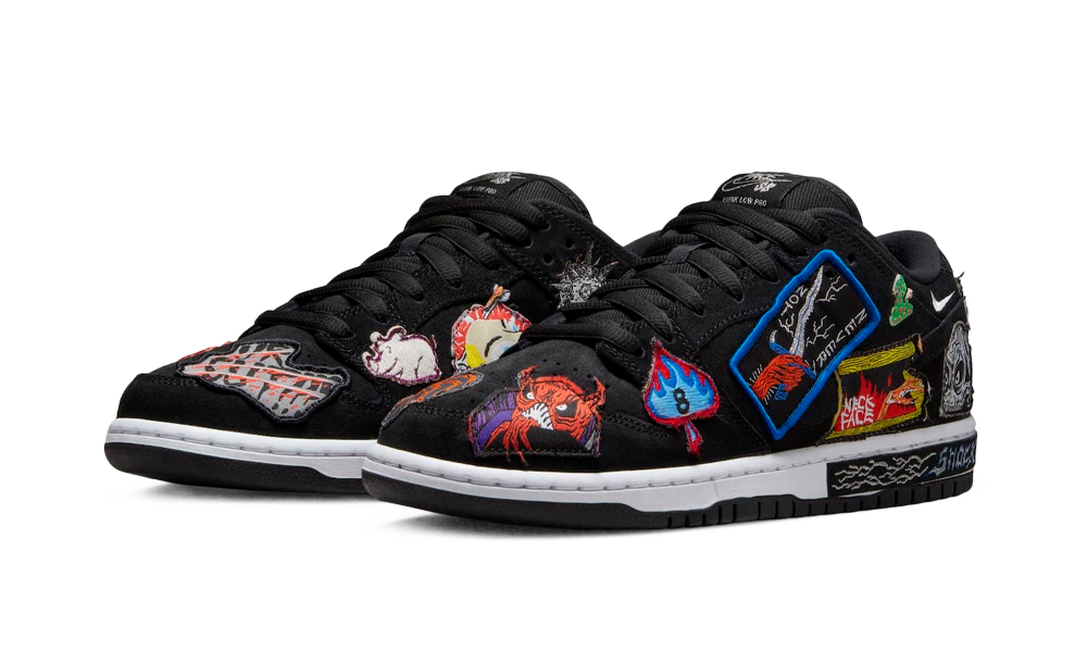 〈新古〉Neck Face × Nike SB Dunk Low Nike SB Dunk Low Pro QS Neckface (DQ4488-001) - True to Sole