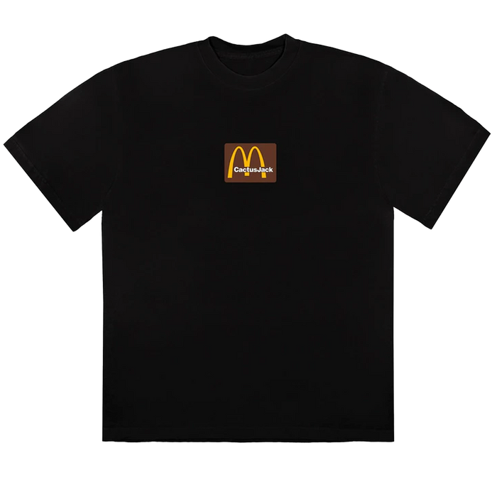 Travis Scott x McDonald's Sesame Inv T-shirt Black/Brown (CJMD-SS11) - True to Sole