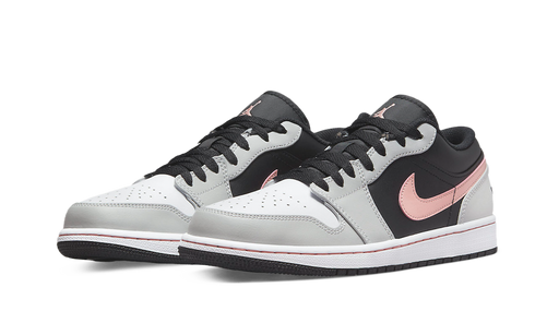 Air Jordan 1 Low Black Grey Pink (553558-062) - True to Sole