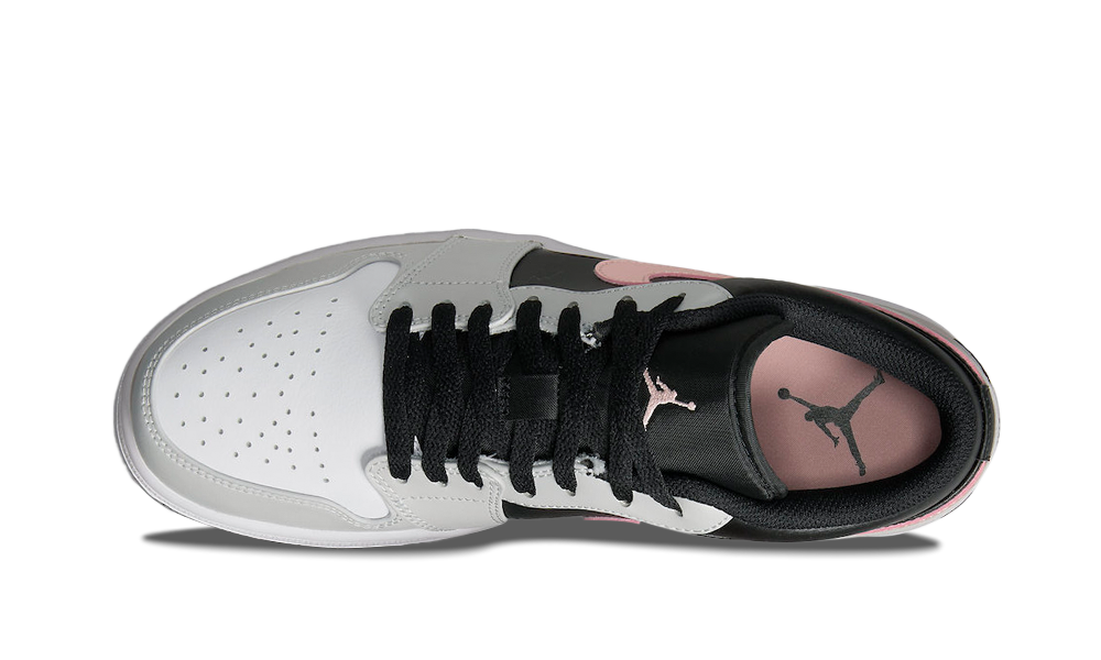 Air Jordan 1 Low Black Grey Pink (553558-062) - True to Sole