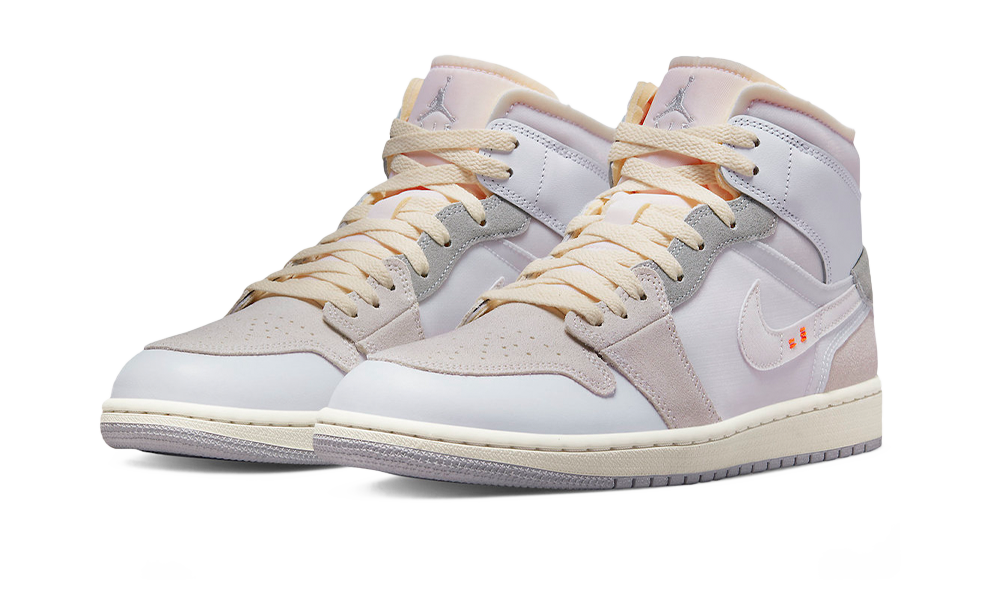 Air Jordan 1 Mid SE Craft Inside Out White Grey (DM9652-100) - True to Sole