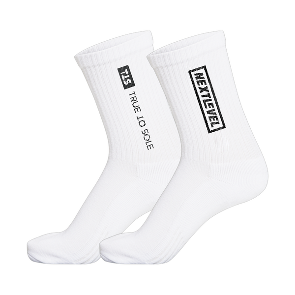 Next Level Essentials Sock White