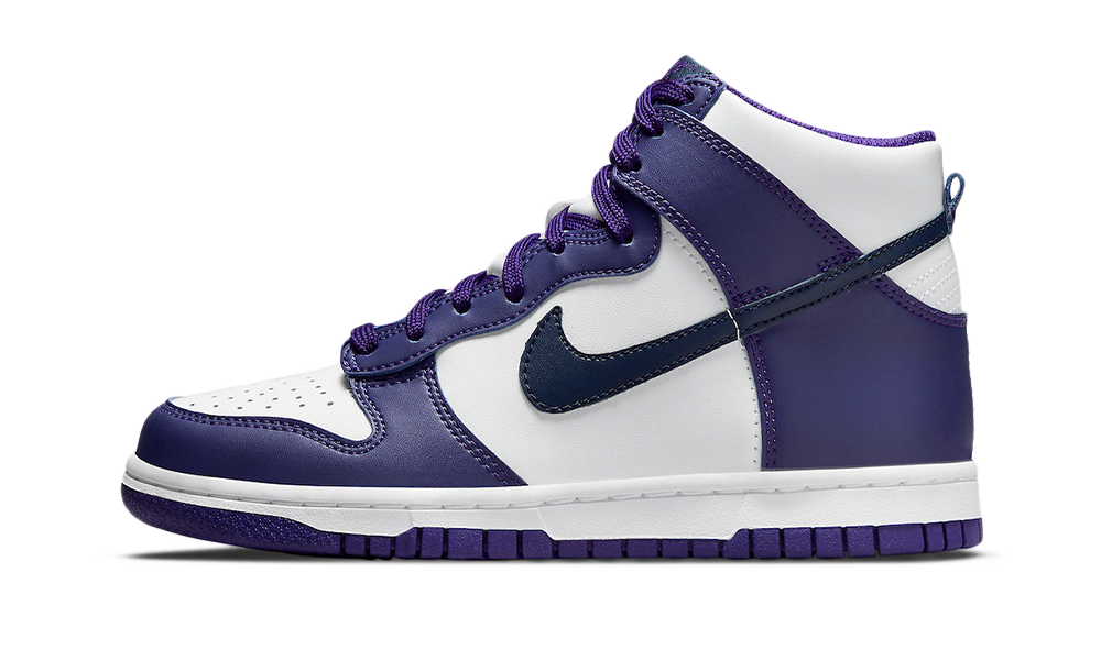 Nike Dunk High Electro Purple Midnight Navy DH9751 100 Treu to Sole True to Sole