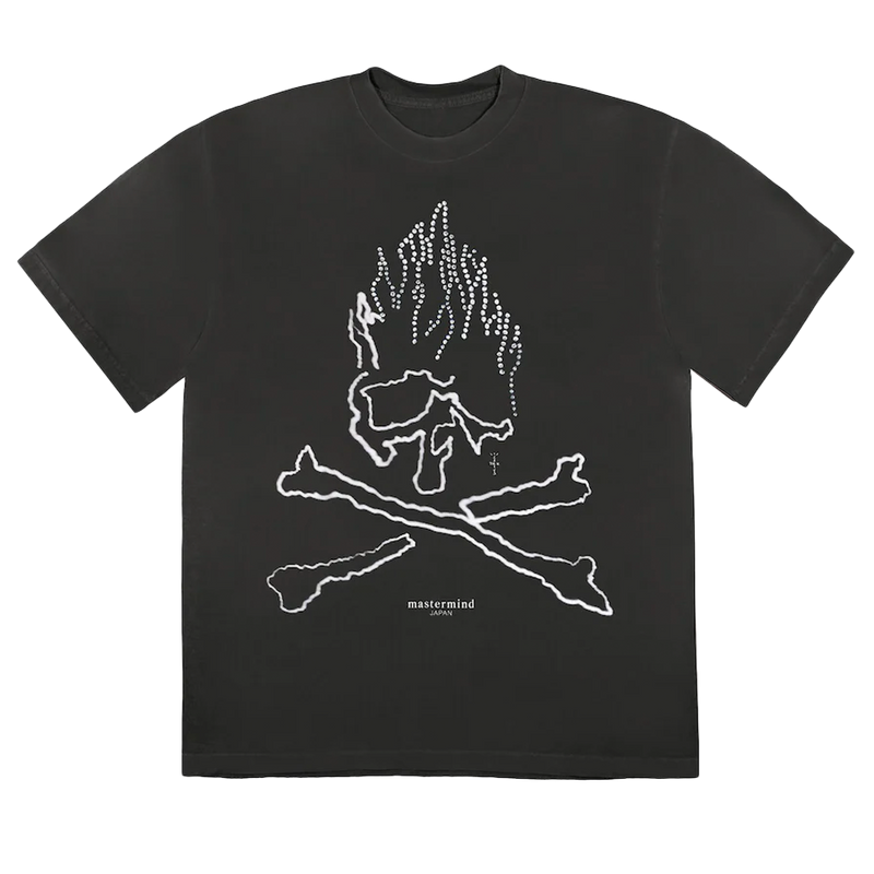 xTravis Scott Cactus Jack For Mastermind Skull T-shirt Black - True to Sole