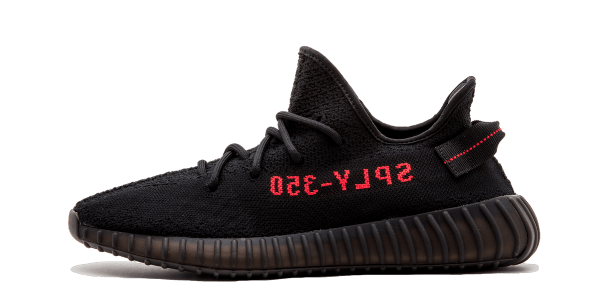 adidas Yeezy Boost 350 v2 Black Red (Bred) True to Sole